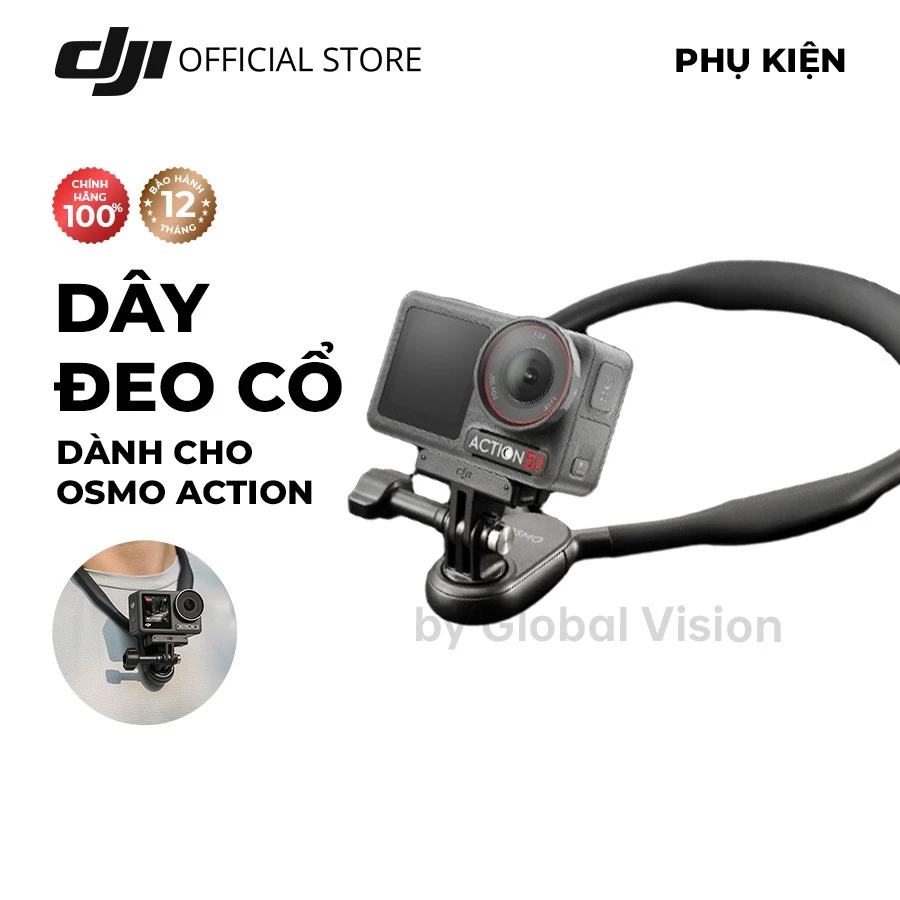 Phụ kiện dây đeo cổ dùng gắn máy ảnh DJI Osmo Action, Nano, Osmo 360