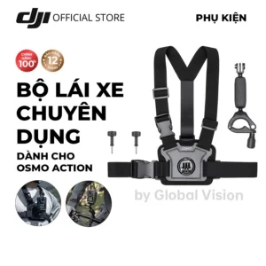 Bộ phụ kiện lái xe chuyên dụng DJI cho Osmo Action camera hành động đeo trước ngực và gắn tay lái cao cấp chính hãng