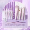 Bộ Cọ Trang Điểm 10 Cây Chuyên Makeup Cá Nhân Kèm Bao Da, Cốc Lông Siêu Mềm