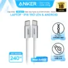[SVIP] Cáp sạc nhanh ANKER Zolo USB-C to USB-C | Công suất 240W | Cho iPhone 15-17 Android Laptop- A8060
