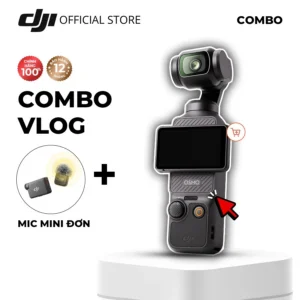 (HOT) COMBO DJI SÁNG TẠO NỘI DUNG CHẤT LƯỢNG | Camera DJI Osmo Pocket 3 nhỏ gọn bỏ túi, Mic thu âm khử ồn chủ động