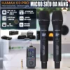 Micro Siêu Đa Năng Hamax 03 Pro Kết Nỗi Hát Karaoke Trên Loa Bluetoot Trên Xe Oto Chống Hú Tốt
