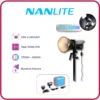 NANLITE FC-120B - Đèn LED Bi-Color, Ánh Sáng Mạnh, Nhiệt Độ 2700-6500K - Hàng Chính Hãng