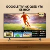 [Miễn phí lắp đặt HN-HCM] Smart Google TV COOCAA 55 Inch Qled 55Y76 Điều Khiển Bằng Giọng Nói | HSR 120Hz | HDR10+