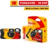 [Date 02/2028] Máy chụp ảnh 1 lần Kodak Funsaver 800 có sẳn trong máy 1 cuộn film Kodak 800 và tích hợp sẳn flash
