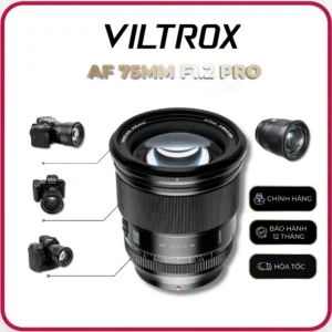 VILTROX AF 75MM F1.2 PRO For Sony E / Fujifilm XF / Nikon Z Mount - Hàng Chính Hãng