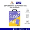 Cục sạc di động Zendure SuperMini 10000mAh PD 20W – Sạc nhanh 2 cổng siêu nhỏ gọn | Bảo hành 6 tháng