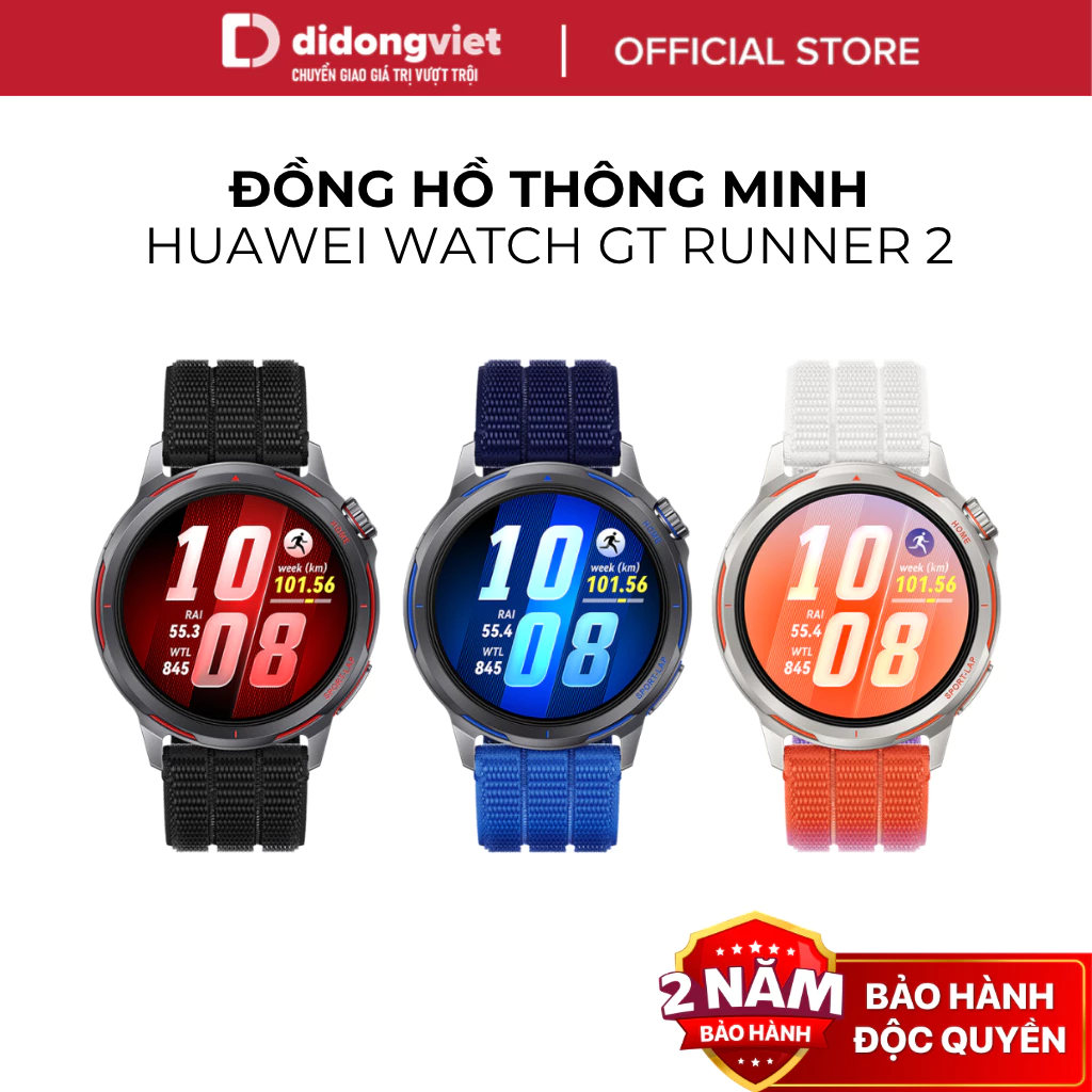 Đồng Hồ Thông Minh HUAWEI WATCH GT Runner 2 - Ultra Performance, Chế Độ Marathon - Hàng Chính Hãng