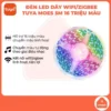 Đèn LED dây wifi RGB Tuya Moes 5 mét, đổi màu theo điệu nhạc, điều khiển từ xa