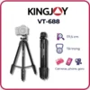 KINGJOY VT-688 - Chân Tripod Dành Cho Máy Ảnh, Điện Thoại, Gopro Tải Trọng 2Kg - Hàng Chính Hãng