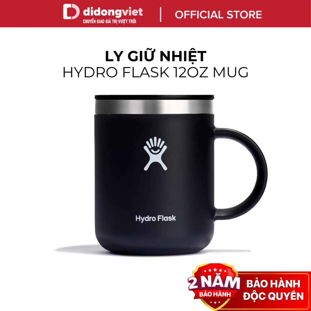 Ly Giữ Nhiệt Hydro Flask Mug 12 OZ - Cao Cấp, An Toàn Cho Sức Khỏe - Hàng Chính Hãng