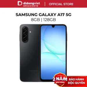Điện Thoại Samsung Galaxy A17 5G 8GB | 128GB - Màn hình 6,7" 90Hz, 5000mAh - Hàng Chính Hãng