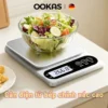 OOKAS Cân điện tử nhà bếp mini Scale độ chính xác cao,Cân Thực Phẩm Nguyên Liệu Làm Bánh Độ Chính Xác Cao