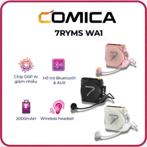 Máy Trợ Giảng 7RYMS WA1 – Âm Thanh To Rõ, Pin 23h, Bluetooth & Chống Hú