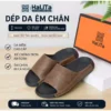 [Dép Công Thái Học] Dép Da Bò HaLiTa - Bản Nâng Cấp Chống Trơn, Đế Cao Su Nhám