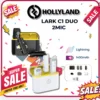 HOLLYLAND LARK C1 - Mic Thu Âm Không Dây 2.4GHz Cổng Lightning Cho Iphone - Hàng Chính Hãng