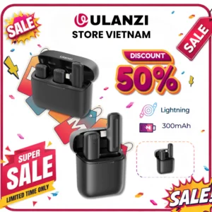 ULANZI J11/ J12 - Micro không dây dành cho Điện Thoại (Lightning)