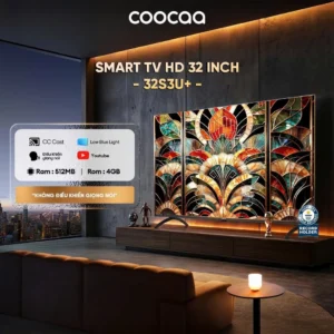 SMART TV 4K COOCAA 50 inch viền mỏng- Youtube - Model 50S3U-Pro