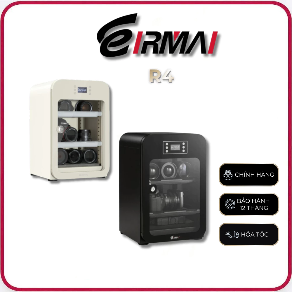 EIRMAI R4 - Tủ Chống Ẩm EIRMAI 85L 40L, Khóa Cơ Số - Hàng Chính Hãng