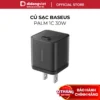 Củ Sạc Nhanh Nhỏ Gọn Baseus Palm 1C 30W - Siêu Nhỏ Gọn, Chuẩn PD - Hàng Chính Hãng