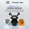 Tai Nghe Bluetooth GOOJODOQ Thiết Kế Mecha Đèn LED, Loa Đồng 13mm Âm Thanh Hi-Fi, Cảm Ứng, Pin 5 Giờ