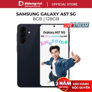 (Hannah) Điện thoại Samsung Galaxy A57 5G 8GB | 128GB - Exynos 1680, Pin 5000 mAh, NFC - Chính Hãng