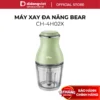 Máy Xay Thực Phẩm Đa Năng Bear CH-4H02X (QSJ-B02X5) - Cối Thủy Tinh, Công Suất 200W- Hàng Chính Hãng