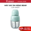 Máy Xay Ăn Dặm 0.3L Bear QSJ-B01P1 (CH-4H01T) - Cối Thủy Tinh, 3 Lưỡi Dao Sắc Bén - Hàng Chính Hãng