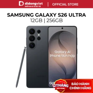 Điện Thoại Samsung Galaxy S26 Ultra 12GB | 256GB - Camera 200MP, Hiệu Năng Mạnh Mẽ - Hàng Chính Hãng