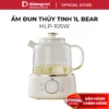 Ấm Đun Thủy Tinh 1L Bear HLP-105W (YSH-J10D1) - 800W, Pha Trà, An Toàn Tiện Lợi - Hàng Chính Hãng