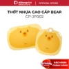 Thớt Nhựa Cao Cấp Bear CP-JP002 - Nhựa PP An Toàn, Chống Trượt Viền TPR - Hàng Chính Hãng
