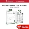 Cáp Sạc Nhanh Type-C To Type-C 60W Acefast C18-03 - 1.2M, Vỏ Dù Siêu Bền - Hàng Chính Hãng