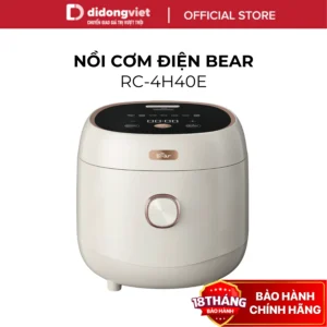 Nồi Cơm Điện Bear 1.5L DFB-C40K6 (RC-4H40E) - 800W, Chống Dính 5 Lớp, Đa Năng - Hàng Chính Hãng