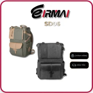 EIRMAI SD06 - Balo Chống Sốc Chông Nước Có Ngăn Chia Đệm Đựng Máy Ảnh, Drone, Laptop 15 Inch