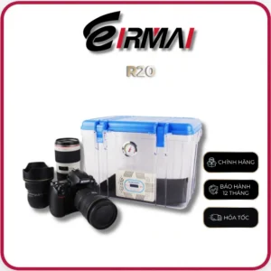 EIRMAI R20 - Hộp Chống Ẩm Máy Ảnh 22.4L, Ống Kính, Kèm Máy Đo Độ Ẩm, Cục Hút Ẩm - Hàng Chính Hãng