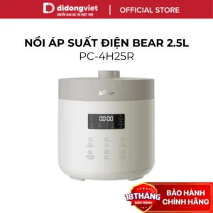 Nồi Áp Suất Đa Năng 2.5L Bear YLB-A25F1 (PC-4H25R) - 600W, 70 KPA - Hàng Chính Hãng