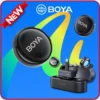 BOYALINK 3-01 - Micro Không Dây, Lọc Ồn AI 40dB, 48kHz/24bit, Auto Gain, Livestream Quay Phim