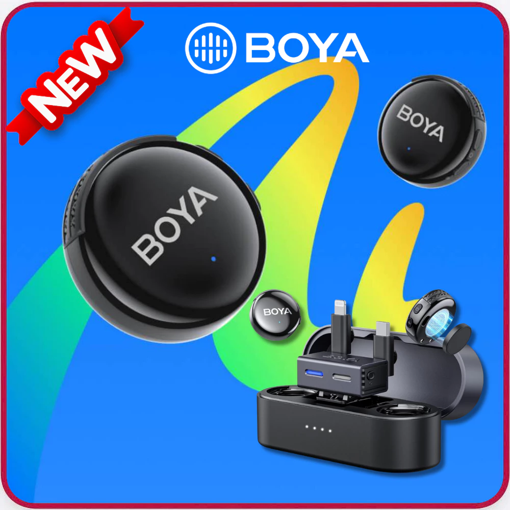 BOYALINK 3-01 - Micro Không Dây, Lọc Ồn AI 40dB, 48kHz/24bit, Auto Gain, Livestream Quay Phim