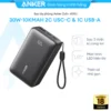 [SVIP] Sạc dự phòng Anker Zolo 10.000mAh 30W | 2C1A sạc nhanh| Pin LFP an toàn | Sạc nhanh nhỏ gọn bỏ túi- A110J