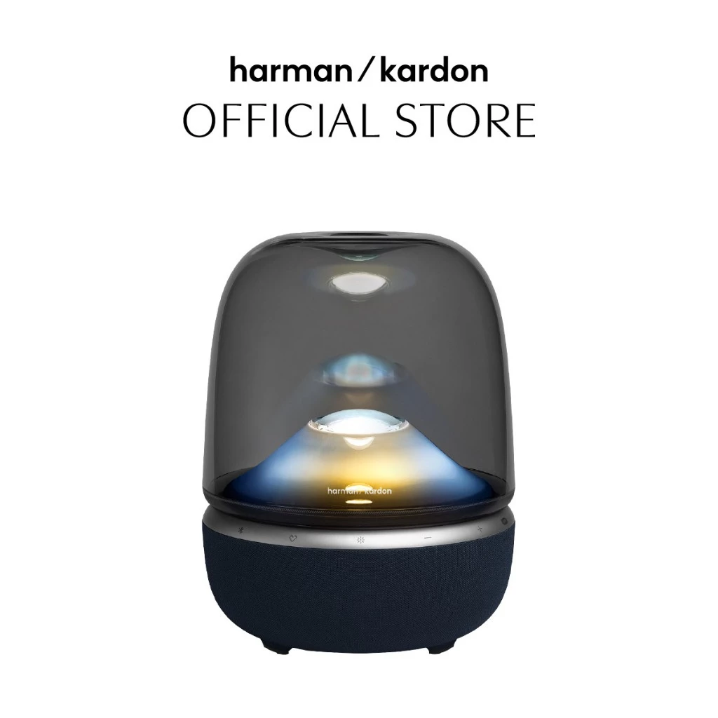 Loa Wi-Fi Harman Kardon Aura Studio 5 Wi-Fi Thiết Kế 3 Đường Tiếng Ánh Sáng 360 Độ