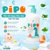 Sữa tắm gội cho bé PIPO ngừa rôm sảy, mẩn ngứa, muỗi đốt, côn trùng đốt 450ml