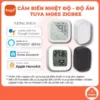 Cảm biến nhiệt độ zigbee Tuya Moes độ nhạy và độ chính xác cao, sóng zigbee tiết kiệm pin
