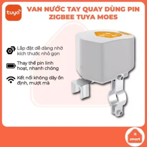 Van Khoá Nước Thông Minh Tuya Zigbee Moes - Tự Động Đóng Mở Từ Xa, Hẹn Giờ Tiện Lợi