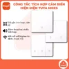 Công Tắc Cảm Biến Hiện Diện mmWave Tuya Zigbee Moes- Tự Động Bật Tắt Đèn Khi Có Người