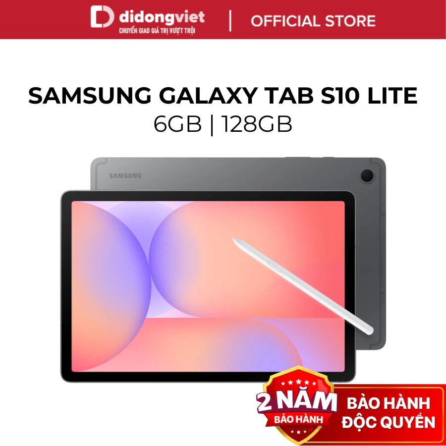 Máy tính bảng Samsung Galaxy Tab S10 Lite Wifi 6GB | 128GB - 10.9" 90Hz, 8000 mAh - Hàng Chính Hãng