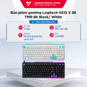 Bàn phím gaming Logitech G512 X 98 TMR 8K Đen/Trắng BH 24 Tháng