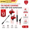 Tai Nghe Có Dây Chống Ồn Cao Cấp ZIYOU G10 Gaming Có Mic Rời Tiện Lợi Dùng Cho PC Laptop, Điện Thoại