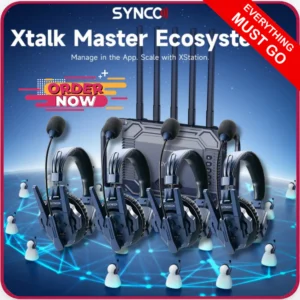 SYNCO XTALK MASTER XM4 - Tai Nghe Không Dây Liên Lạc Nhóm