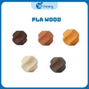 Nhựa In 3D FDM Màu Gỗ Bambu Lab PLA Wood, Bề Mặt Gỗ Tự Nhiên