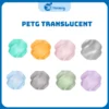 Nhựa In 3D FDM Trong Suốt Bambu Lab PETG Translucent, Trong Mờ Xuyên Sáng,Hiệu Ứng Ánh Sáng Đẹp [Không Lõi]